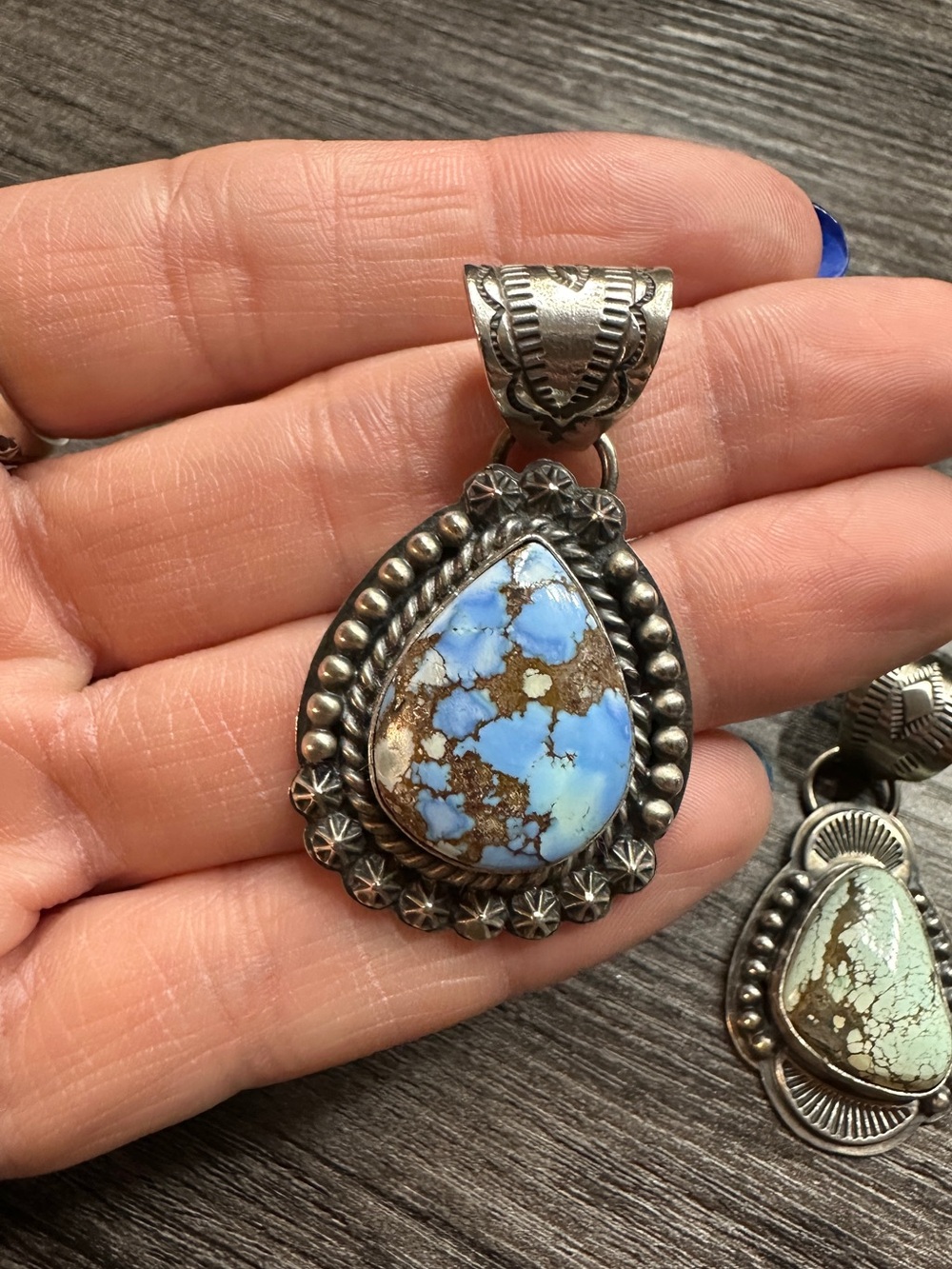 Golden hills pendant, absolutely beautiful!! Stamped NN Ned Nez!